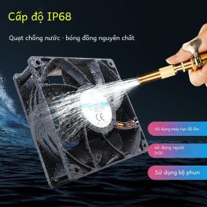 Chống Thấm Nước Ip68 Công Nghiệp Ngoài Trời Quạt Làm Mát 12038 12v 24v 48v Máy Tạo Độ Ẩm 220v Máy Tính Chất Lượng Cao Phần Cứng Quạt
