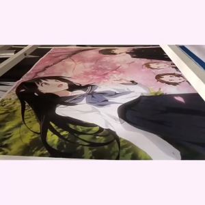 Bandai | H-Hatsune Miku Vertical Tapestry Anime Wall Hanging Pink Rose Background Room Decor