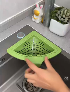 Magnetic Suction Corner Sink Strainer 2026 New Upgraded Space-Saving Self-Cleaning Sink BasketAutomatic Dumping Sink Strainer BasketSink Food Catcher Basket for Washing Vegetables & Fruits