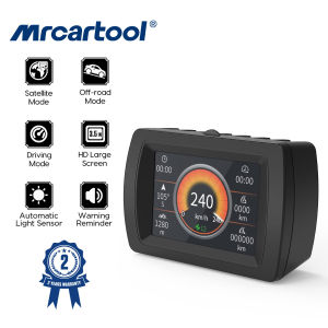 MRCARTOOL M85 Off Road Head Up Display HUD Car Compass Inclinometer Speedometer GPS Digital Inclinometer for Perodua Proton Toyota Honda Mitsubishi Nissan Mazda BMW Isuzu Ford VolvoSubaru Daihatsu Hyundaiect