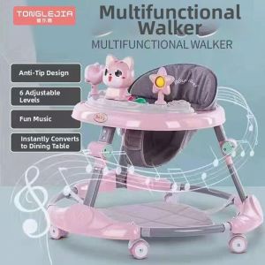 QIEYINYUAN | 7-Speed Adjustable Multifunctional Baby Walker
