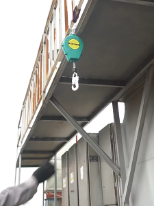 5m/10m/20m bearing 150KG anti-fall safety protection devices automatic retractable anti-fall equipment fall protection rope body harness for construction（Heavy-duty-Upgraded version）