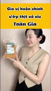 Gia vị xá xíu Toàn Gia 500g ướp thịt ngon chuẩn vị không cần nêm nếm chay mặn đều dùng được