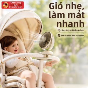Quạt Di Động Điều Chỉnh Được Sạc Lại