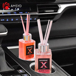 80ML Car Aromatherapy Interior Durable Freshener Perfume Essential Oil Fragrance Deodorant Rattan Car Accessories