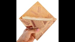 100pcs Kemasan Roti Sandwich Kemasan Sandwich 18cmx18cm Box Sandwich Sandwich Bag Wrap Roti