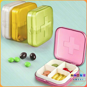 Amoki 4 Grid Medicine Box Storage Organizer: A Compact Solution