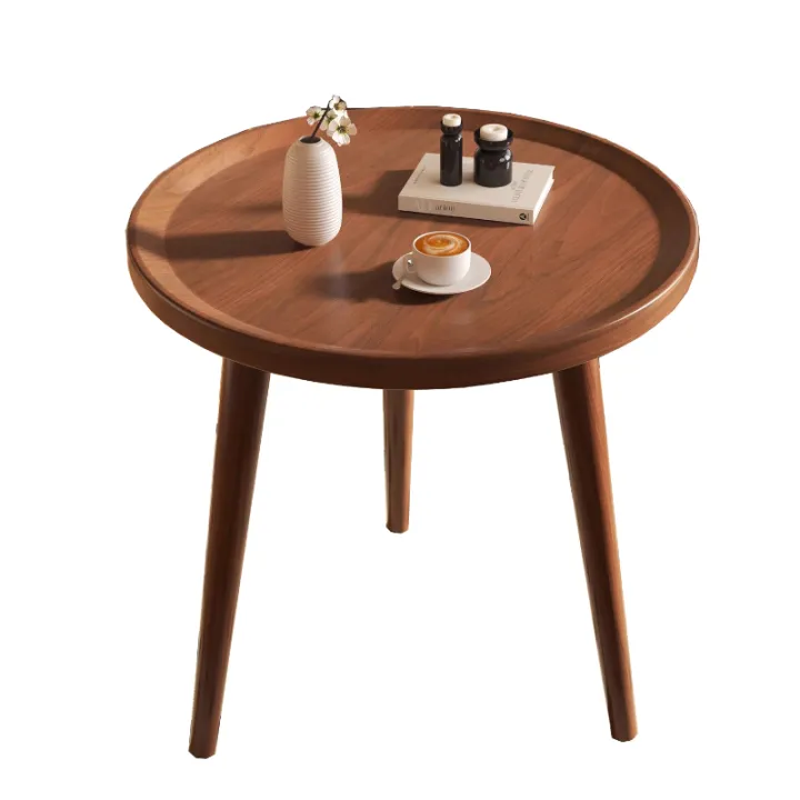 Simple round Coffee Table Mini Living Room Sofa Side Table Bedroom ...