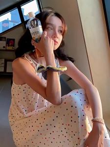 Váy Ngủ Phong Cách Nổi Tiếng Trên Mạng Váy Ngủ Người Nhỏ Không Tay Kiểu Nhật Ngọt Ngào Hai Dây Mùa Hè Của Phụ Nữ Có Thể Mặc Ở Nhà