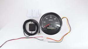 RYSJM | 110MM Universal GPS Speedometer Gauge with Antenna 120KMH/200KMH Speed Odometer Meter 7 Color LED for Auto Car Truck Motorcycle