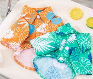 เสื้อผ้าแมวสุนัขฮาวาย สุนัขสนุก เสื้อเชิ้ตลายใบ ไม้ชาย สำหรับการหาดสำหรับสัตว์เลี้ยง