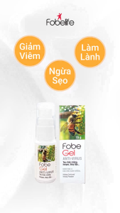 Gel Bôi Nano Nghệ FobeGel Anti Virus | Hỗ Trợ Chăm Sóc Da Cho Trẻ Em Và Gia Đình | Tuýp 30G - Xịt 15G