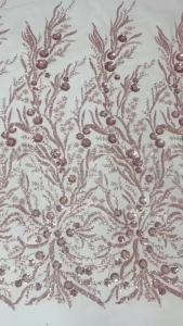 African Tulle Lace Fabric 2026 French Net Sequins Fabric Sewing Embroidery With Beads Lace Tulle Mesh Nigeria Dress 5 Yards