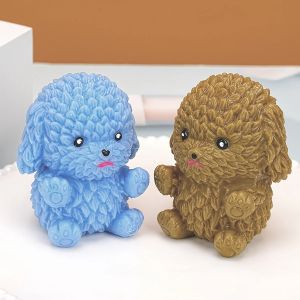 Adorable Flour-Filled Teddy Dog Squishy Fun Pull Fidget Toy Prank Stress Relief & Birthday Gift Accessory