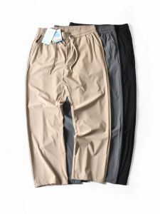 New American Style Outdoor Ice Silk Quick Dry Anti UV Antibacterial Breathable Loose Straight Casual Pants Men Summer Sports Trousers