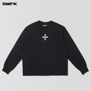 SMFK | Cross Statue Loose Long Sleeve T-shirt