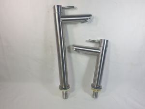 Vòi lavabo chậu rửa măt (KIỂU TRÒN) inox SUS 304 cao 20 cm hoặc 30 cm