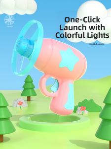 7o | Interactive Cat Toys - Teaser Stick Flying Disc Bamboo Helicopter