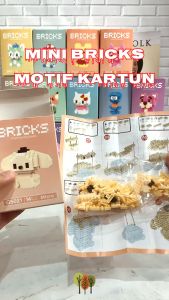 Mainan Mini Balok Bricks Motif Kartun DIY Nano Block Model Susun Blok Puzzle Building Blocks Toys Paris Store