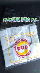 Kantong Plastik Duo Lebar 24 Kresek Packing 100 pcs