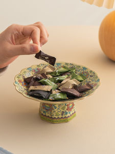 FENGBAI | Hand-painted Enamel Fruit and Nut Dish Ceramic Home Use