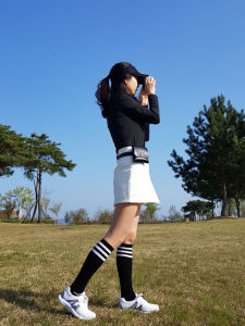 Golf Long Socks Calf Socks Children over the Knee Sun Protection Sports Tennis Long White Professional Knee Socks Towel Bottom