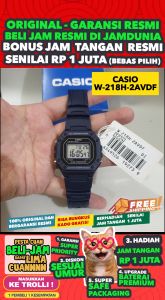 Jam Tangan Pria Anti Air CASIO W-218H-2AVDF: Fitur & Keunggulan