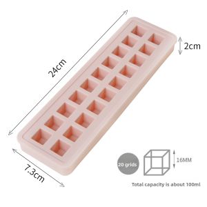 Silicone with Lid Freezing Box