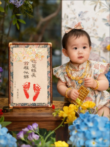 XUANYAZHAI | Baby Footprint and Handprint Custom Frame
