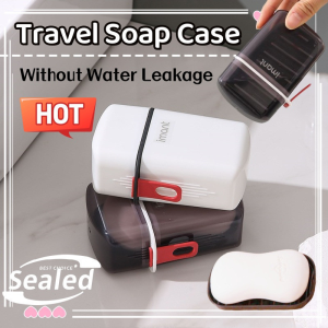 Quivlox Travel Soaps Case With Lid Portable Waterproof Soap Container Fast Drainage Soap Storage Box Organizer Tray Bathroom Accessories