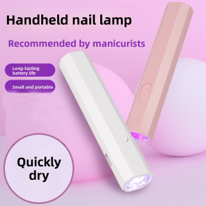 Portable Handheld Mini Nail Lamp Suitable for All Gel Nail Polishes Quick-Drying USB Nail Dryer Uv Led Nail Lamp Mini Flashlight Pen