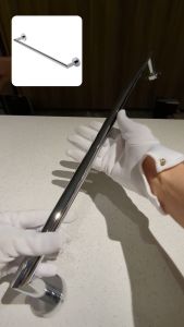 [PROMO] GEESA Single Bath Towel Rail (Chrome)