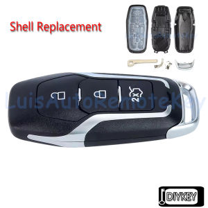 3 / 4 / 5 Buttons Case Smart Remote Car Key Fob Shell Cover for Ford Mondeo Edge S-Max Galaxy Explorer F150 F250 Mustang Fusion