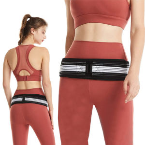 Sabuk Penyangga Panggul Elastis Sacroiliac Joint Hip Belt Fitness Waist Trainer 2 in 1 Penyangga Hamil