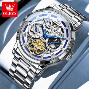 OLEVS | Skeleton Large Dial Automatic Watch