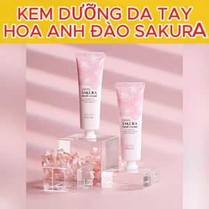 Kem Dưỡng Da Tay Hoa Anh Đào Sakura LAIKOU Tuýp 30g – Chăm Sóc Da Tay Mềm Mại Chống Lão Hóa Da Cải Thiện Da Khô