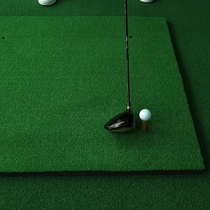 PGM Indoor Backyard Golf Mat Training Hitting Pad Practice Rubber Tee Holder Grass Mat Grassroots Green 60cm*30cm