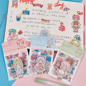 💎💫GROCELY💫💎 STICKER BP-BPAN MOTIF KAWAII GIRL MAINAN BISA BONGKAR PASANG DRESS DAN AKSESORIS / BP STICKER MAINAN MOTIF LUCU