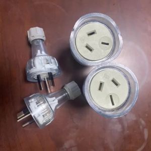 fengyidz SAA Rewirable Plug Socket Australian Female Socket 3 Prong Electrical Socket Grounded Rewire Socket DIY Assembled
