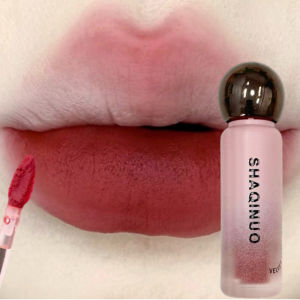 ลิปสติกเนื้อแมทกำมะหยี่ SHAQINUO 6 สี ลิปกลอสเนื้อแมทแบบไม่เลอะ ลิปทินท์เนื้อแมทกำมะหยี่ ลิปแลคเกอร์เนื้อแมท