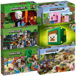 New 2025 My World Series House Village Building Blocks Gift for Boys Lego Compatible Plastic Toys Educational Playsets