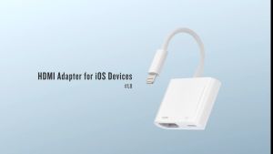 Lemorele L8 Lightning to HDMI adapter for iPhone to TV iPhone to HDMI adapter 1080P digital AV adapter screen connector cable with charging port for iPhone iPad iPod Touch projector etc