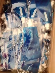 Botol Tempat Air Minum Lipat Portable VAPUR Mini Camping Outdoor Freezing Anti Bottle Ice Pack