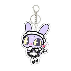 Bandai | Amazing Circus Jax Q Version Doujin Acrylic Keychain Backpack Pendant Kawaii Girl Daily Decoration Accessories Holiday Gifts