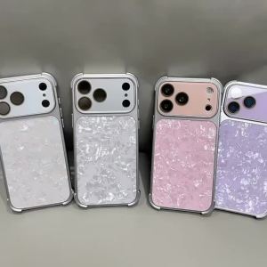 Ốp Điện Thoại iPhone 17/16/15/14/13 Pro Max Cao Cấp Chống Sốc Thiết Kế Mạ Họa Tiết Vỏ Laser Lấp Lánh Sang Trọng