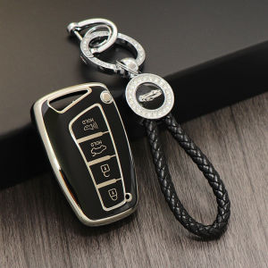 3 4 Buttons For Hyundai Grandeur HG Sedan Genesis G80 Santa Fe 3DM Grand SantaFe 2018 IX45 EQUUS Azera Auto Key Shell Case Cover