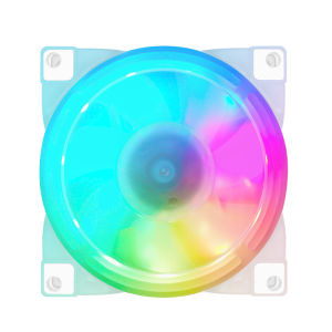JUMPEAK 8025 80mm Computer Case Fan Magnetic Bearing ARGB Sync 4Pin PWM 8cm PC Cooling System CPU Radiator Cooler RGB Fan