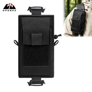 UPGREE Hiking Small Bag Outdoor Detachable Sling Crossbody Bag Water Bottle Phone Holder Hanging Small Bag And Magic Tape For Hiking Camping Travel