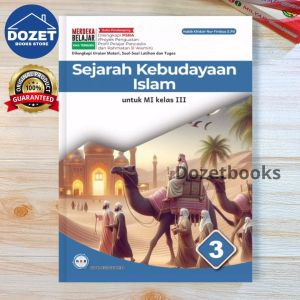 Buku Sejarah Kebudayaan Islam  kelas 3 4 5 6 MI Kurikulum Merdeka GLOBAL OFFSET SEJAHTERA