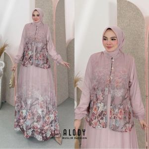JUDSLIANA DRESS GAMIS MODE TERBARU TERLARIS BEST SELLER BY ALODY 100%ASLI REAL